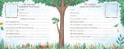 Buchcover und Innenansicht für das Buch: Schuhuuu - Alle meine Freunde - Das Kindergartenalbum (Waldtiere)