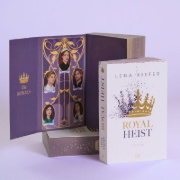 Buchcover und Innenansicht für das Buch: Royal Heist