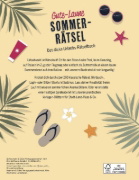 Buchcover und Innenansicht für das Buch: Gute-Laune-Sommerrätsel