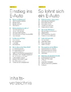 Buchcover und Innenansicht für das Buch: Umstieg aufs Elektroauto