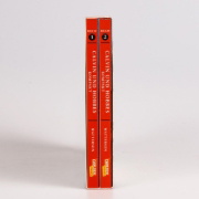 Buchcover und Innenansicht für das Buch: The Calvin and Hobbes Portable Compendium Set 1