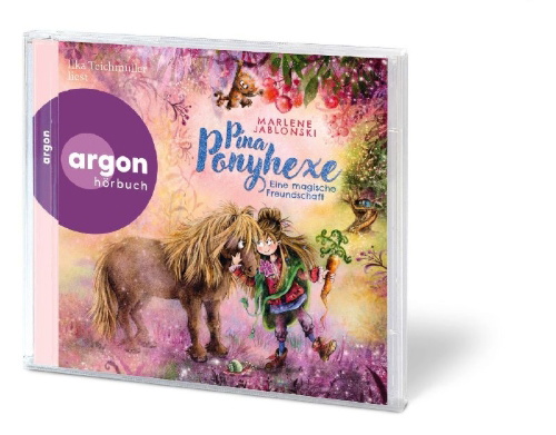 Buchcover und Innenansicht für das Buch: Pina Ponyhexe - Eine magische Freundschaft