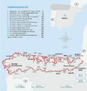 Buchcover und Innenansicht für das Buch: Entdeckertouren mit dem Wohnmobil Nordspanien