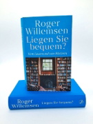 Buchcover und Innenansicht für das Buch: Liegen Sie bequem? Vom Lesen und von Büchern