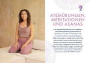 Buchcover und Innenansicht für das Buch: Hormone in Balance mit Yin Yoga