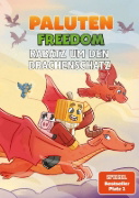 Buchcover und Innenansicht für das Buch: Rabatz um den Drachenschatz