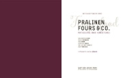 Buchcover und Innenansicht für das Buch: Pralinen, Fours & Co.