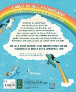 Buchcover und Innenansicht für das Buch: 101 Einhörner. Mein fabelhaftes Suchbuch