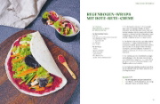 Buchcover und Innenansicht für das Buch: Vegetarisch express