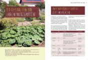 Buchcover und Innenansicht für das Buch: Biogärten gestalten