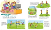 Buchcover und Innenansicht für das Buch: WAS IST WAS Junior Band 8 Fußball