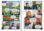 Buchcover und Innenansicht für das Buch: Keeper of the Lost Cities - The Graphic Novel Part 2