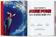 Buchcover und Innenansicht für das Buch: Walt Disneys Mickey Mouse. Die ultimative Chronik