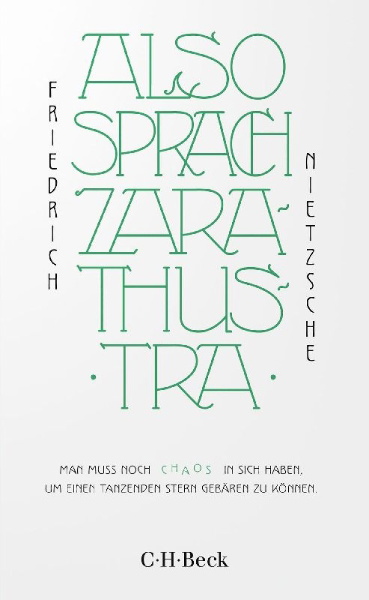 Buchcover und Innenansicht für das Buch: Also sprach Zarathustra