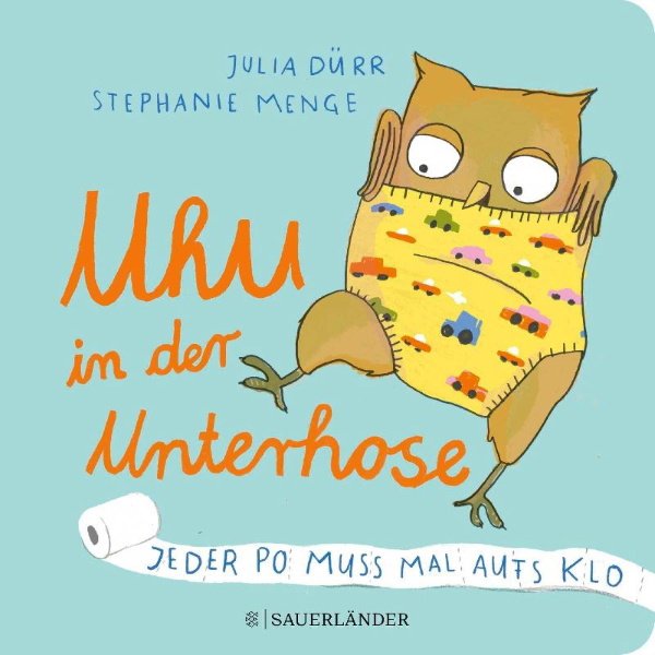 Buchcover und Innenansicht für das Buch: Uhu in der Unterhose