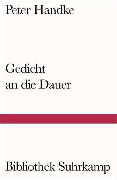Buchcover und Innenansicht für das Buch: Gedicht an die Dauer