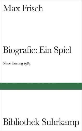 Buchcover und Innenansicht für das Buch: Biografie: Ein Spiel. Neue Fassung 1984
