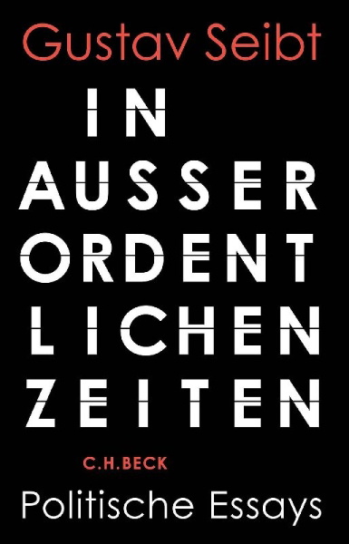 Buchcover und Innenansicht für das Buch: In außerordentlichen Zeiten