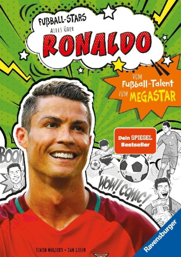 Buchcover und Innenansicht für das Buch: Football Superstars. Ronaldo Rules