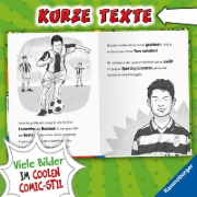 Buchcover und Innenansicht für das Buch: Football Superstars. Ronaldo Rules