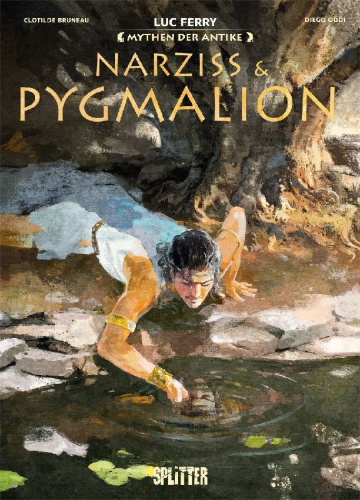 Buchcover und Innenansicht für das Buch: Mythen der Antike: Narziss & Pygmalion