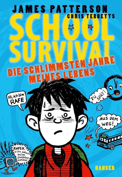 Buchcover und Innenansicht für das Buch: Middle School: The Worst Years of My Life