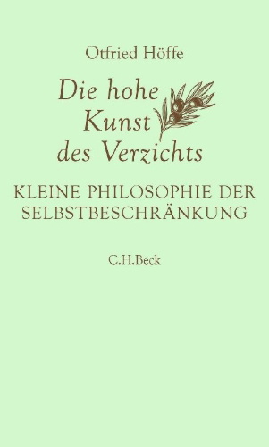 Buchcover und Innenansicht für das Buch: Die hohe Kunst des Verzichts