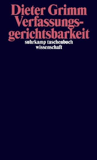 Buchcover und Innenansicht für das Buch: Verfassungsgerichtsbarkeit