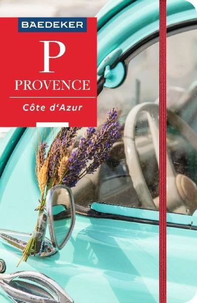 Buchcover und Innenansicht für das Buch: Baedeker Reiseführer Provence, Côte d'Azur