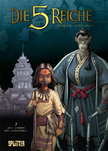 Buchcover und Innenansicht für das Buch: Die 5 Reiche. Band 7