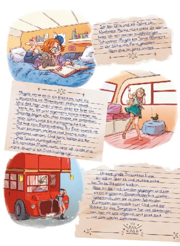Buchcover und Innenansicht für das Buch: Elfies Zauberbuch. Band 2