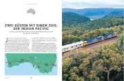 Buchcover und Innenansicht für das Buch: LONELY PLANET Bildband Legendäre Zugreisen