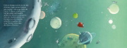 Buchcover und Innenansicht für das Buch: Das Monster vom blauen Planeten