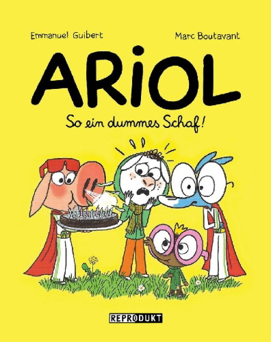 Buchcover und Innenansicht für das Buch: Ariol 14 - So ein dummes Schaf!