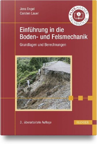 Buchcover und Innenansicht für das Buch: Einführung in die Boden- und Felsmechanik