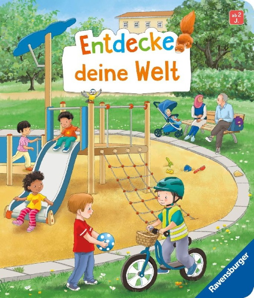 Buchcover und Innenansicht für das Buch: Entdecke deine Welt