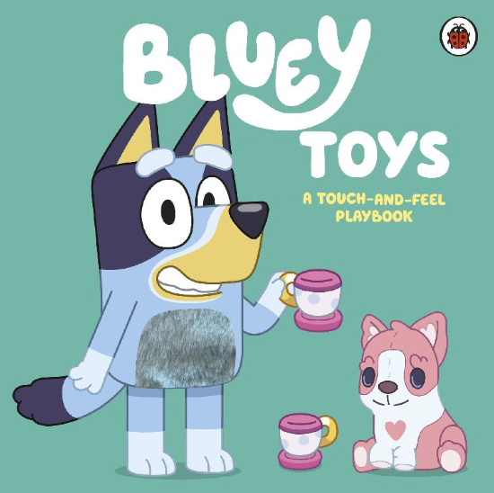 Buchcover und Innenansicht für das Buch: Bluey: Toys