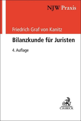 Buchcover und Innenansicht für das Buch: Bilanzkunde für Juristen