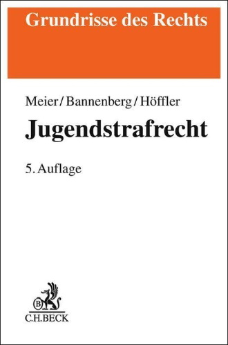 Buchcover und Innenansicht für das Buch: Jugendstrafrecht