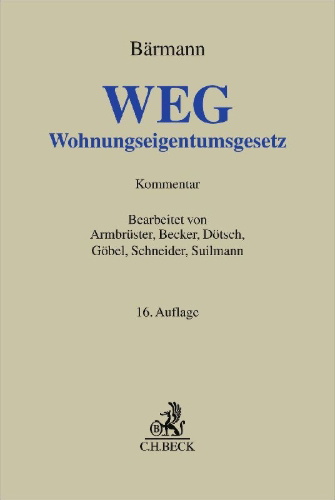 Buchcover und Innenansicht für das Buch: WEG
