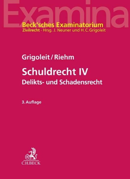 Buchcover und Innenansicht für das Buch: Schuldrecht IV