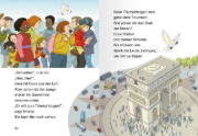 Buchcover und Innenansicht für das Buch: Leserabe 2. Lesestufe - Auf heißer Spur - Die Detektive von Paris