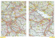 Buchcover und Innenansicht für das Buch: Falk Straßenatlas 2026/2027 Deutschland, Schweiz, Österreich 1:300.000