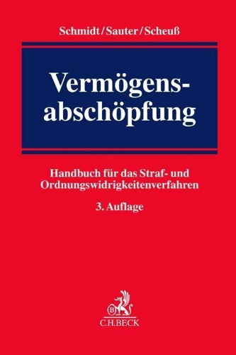 Buchcover und Innenansicht für das Buch: Vermögensabschöpfung