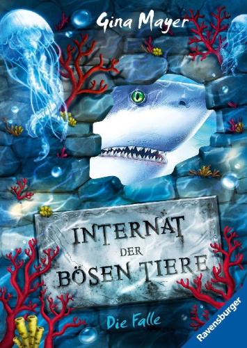 Buchcover und Innenansicht für das Buch: Internat der bösen Tiere, Band 2: Die Falle