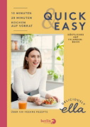 Buchcover und Innenansicht für das Buch: Quick & Easy. Plant-Based Recipes