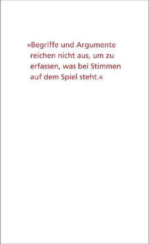Buchcover und Innenansicht für das Buch: Lives of the Voice. An Essay on Closeness