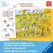 Buchcover und Innenansicht für das Buch: Sachen suchen: Die Jahreszeiten