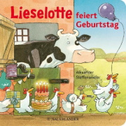 Buchcover und Innenansicht für das Buch: Lieselotte feiert Geburtstag