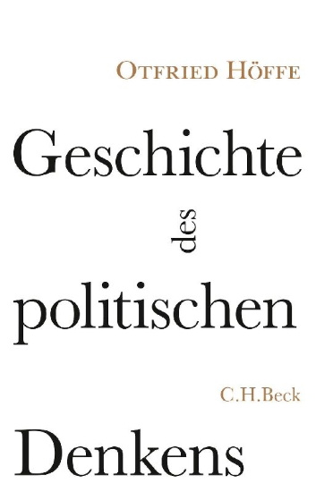 Buchcover und Innenansicht für das Buch: Geschichte des politischen Denkens